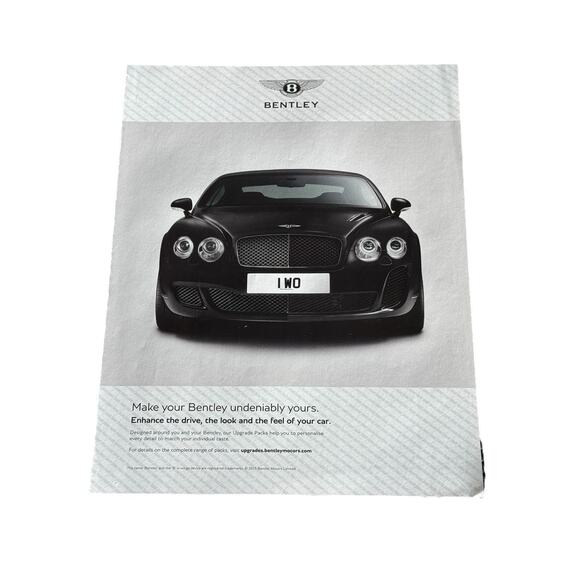 Bentley Advertisement 2015 Car Automobile Ad British Flying Spur V12 Luxury - Picture 1 of 4